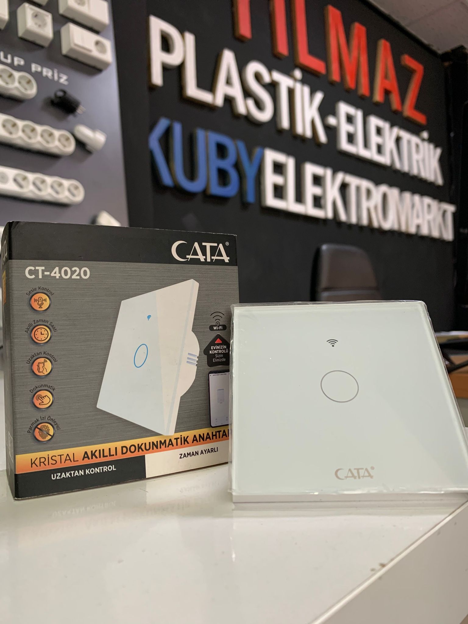 (1 ADET) DOKUNMATİK ANAHTAR CATA 