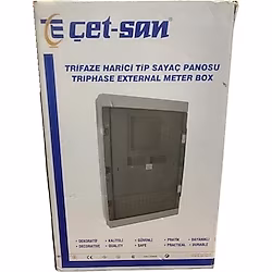 TEKLİ TRİFAZE PLASTİK PANO